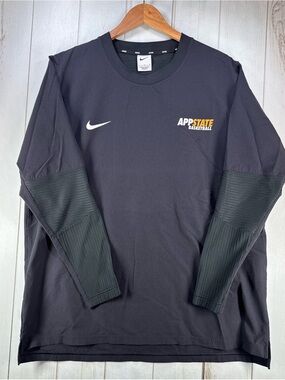Nike Mens Appalachian State Black App State Basketball Windbreaker Size Large